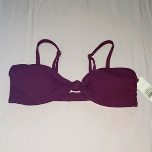 Shade & Shore Berry Wireless Bikini top Woman Size S 4-6, L 12-14